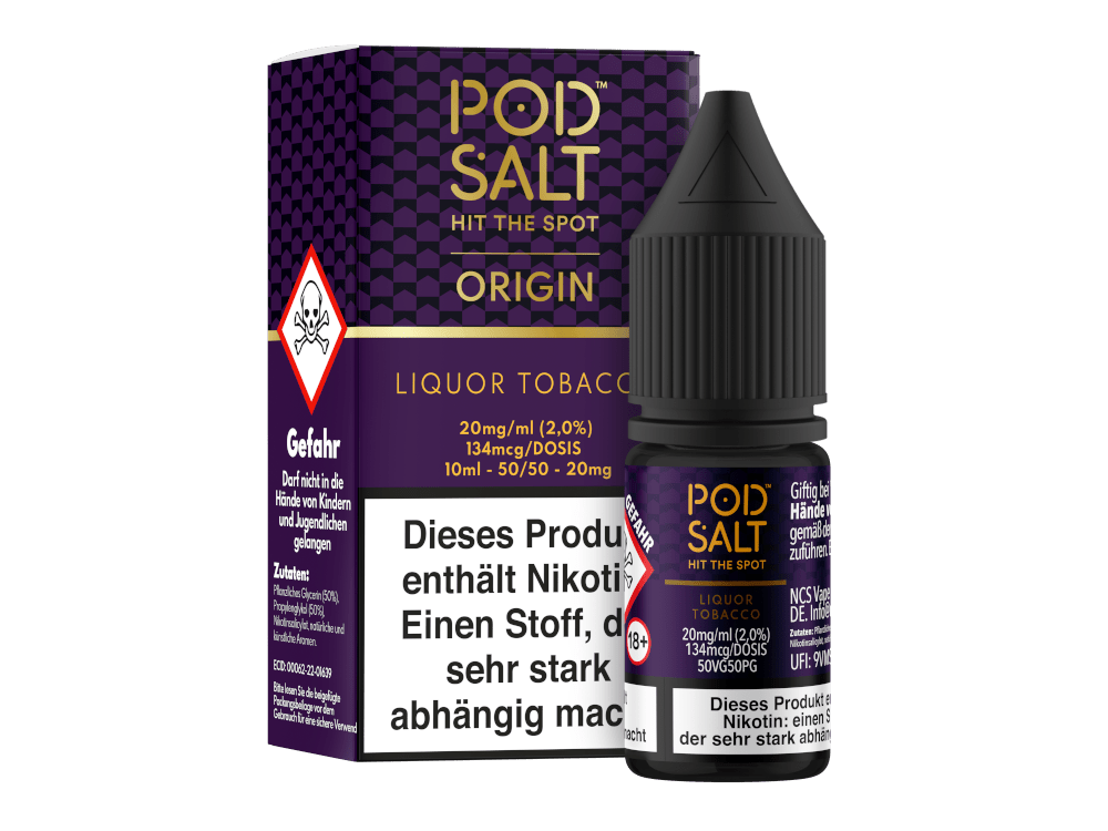 Pod Salt Origin Liquor Tobacco Nikotinsalz Liquid