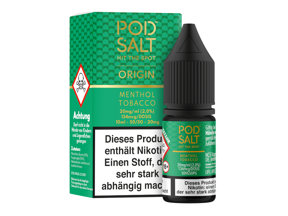 Pod Salt Origin - Menthol Tobacco - Nikotinsalz Liquid