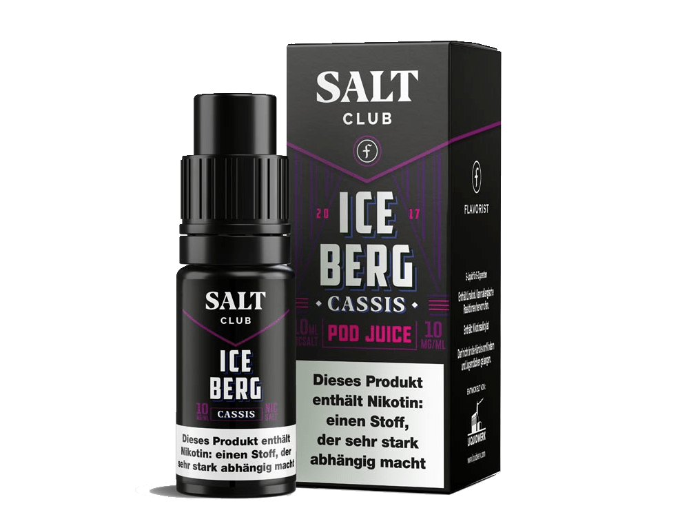 Salt Club Flavorist Iceberg Cassis Nikotinsalz Liquid