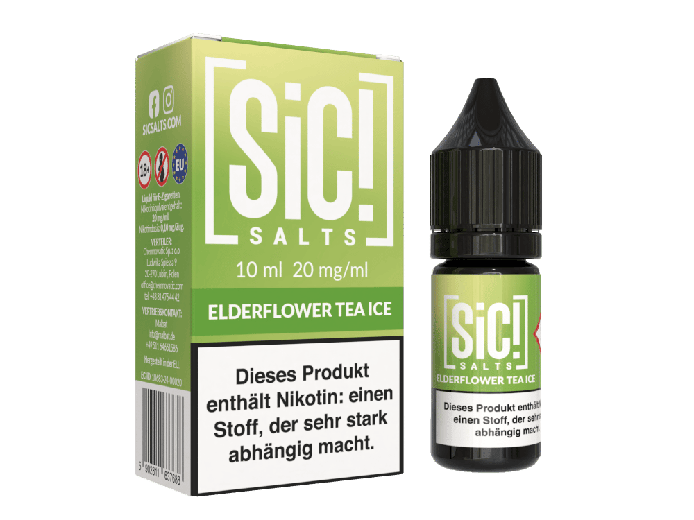 SIC! Salts Elderflower Tea Ice Nikotinsalz Liquid