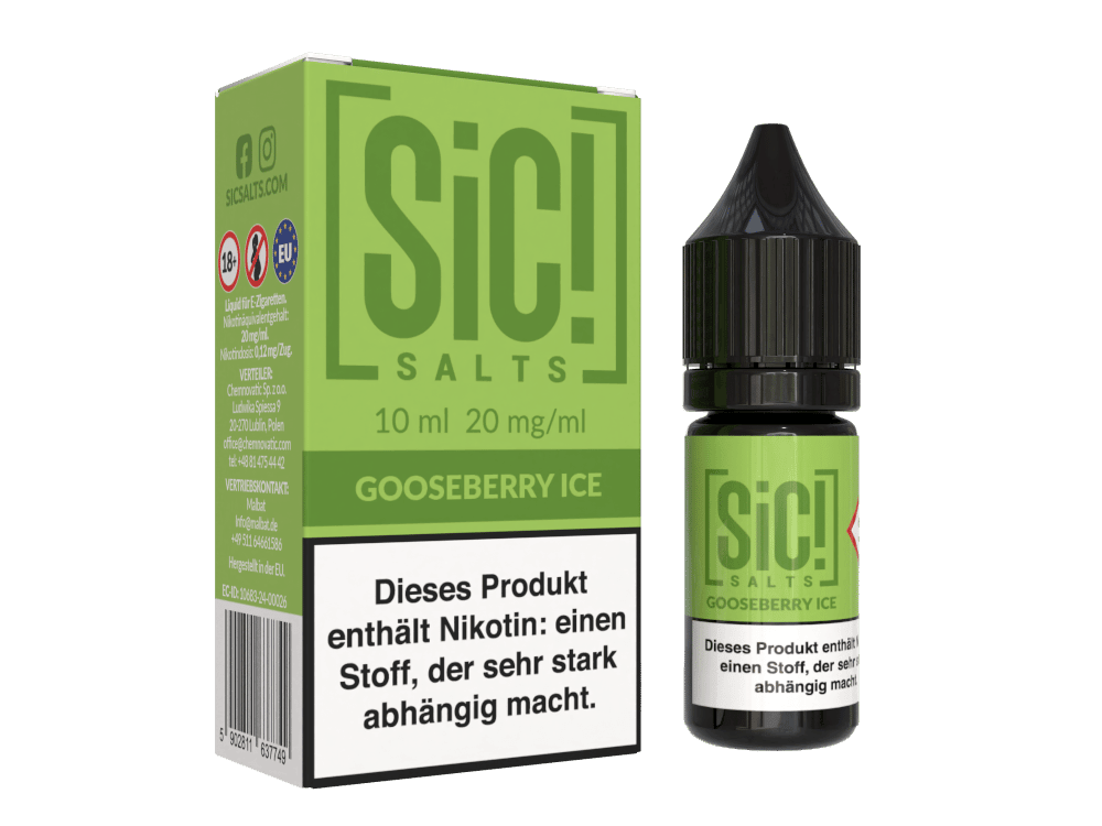 SIC! Salts Gooseberry Ice Nikotinsalz Liquid