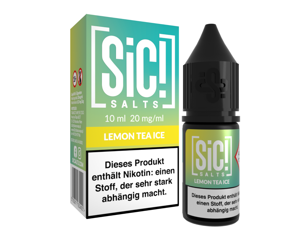 SiC! Salts Nikotinsalz Liquid Lemon Tea Ice
