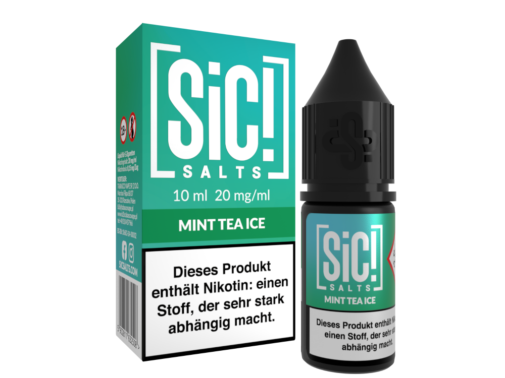 SiC! Salts Nikotinsalz Liquid Mint Tea Ice