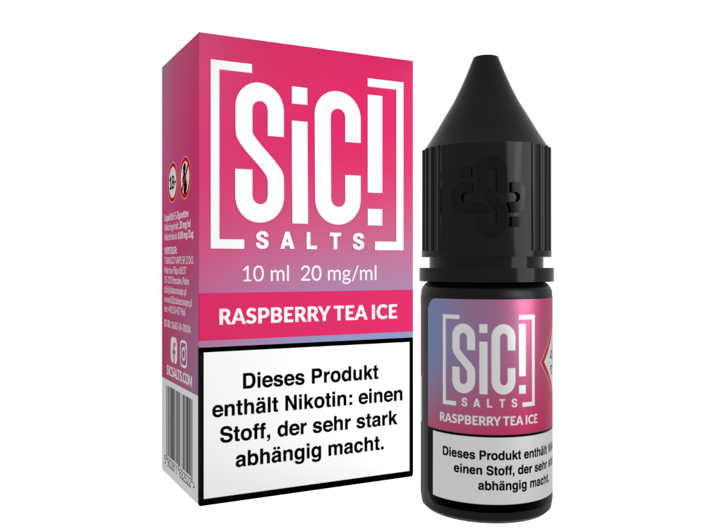 SiC! Salts Nikotinsalz Liquid Raspberry Tea Ice