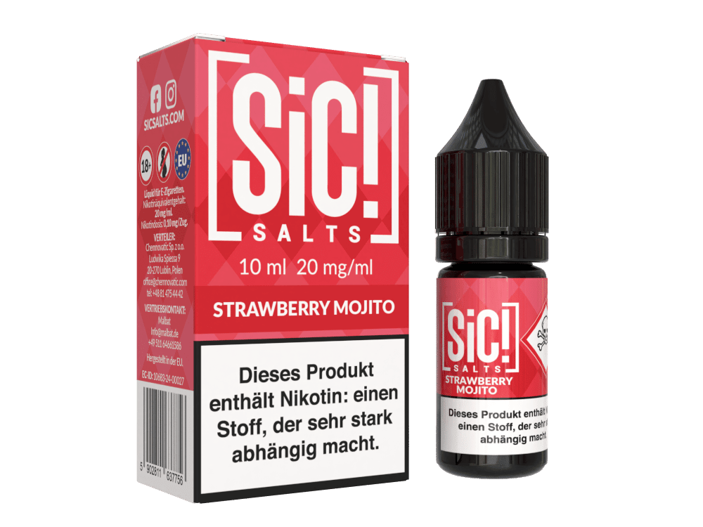 SIC! Salts Strawberry Mojito Nikotinsalz Liquid