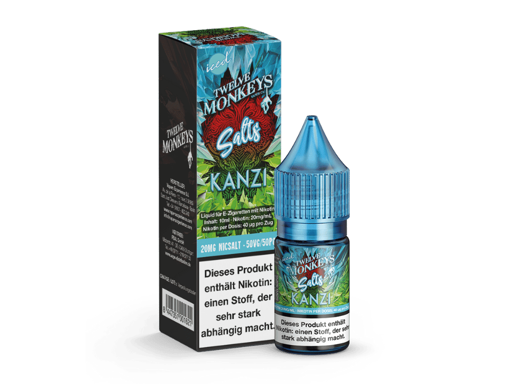Twelve Monkeys - Iced - Nikotinsalz Liquid - Kanzi