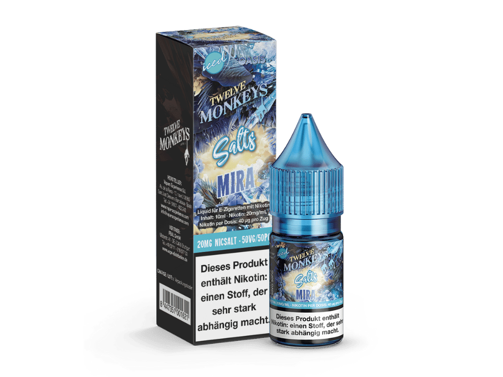 Twelve Monkeys - Iced - Nikotinsalz Liquid - Mira
