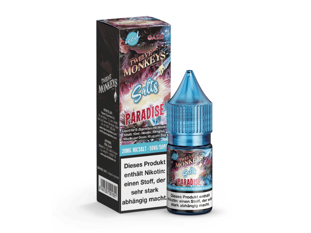 Twelve Monkeys - Iced - Nikotinsalz Liquid - Paradise