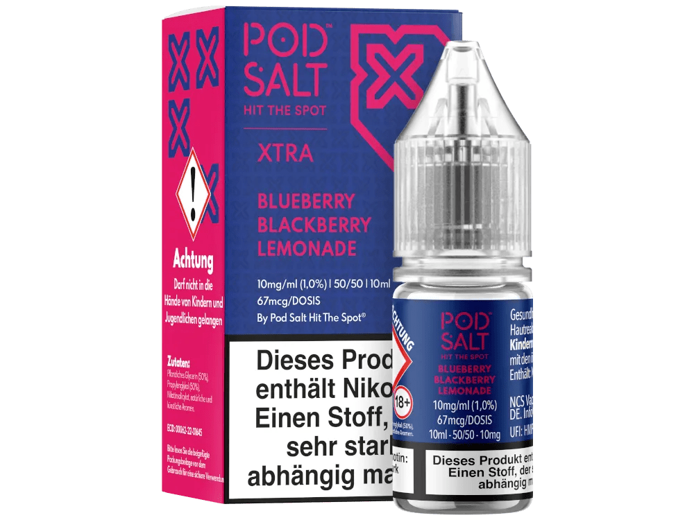 Pod Salt X Blueberry Blackberry Lemonade Nikotinsalz Liquid
