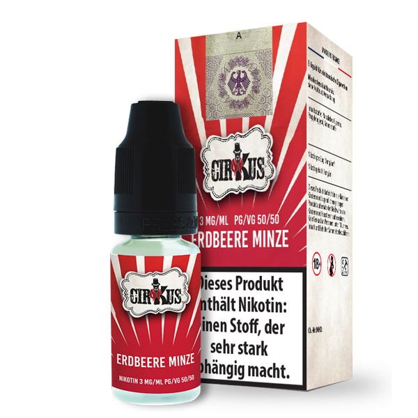 Cirkus Erdbeere Minze Liquid
