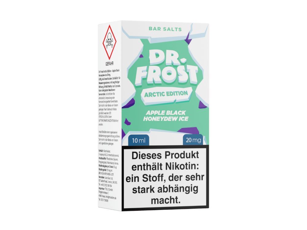 Dr. Frost Apple Black Honeydew Ice Arctic Edition Nikotinsalz Liquid