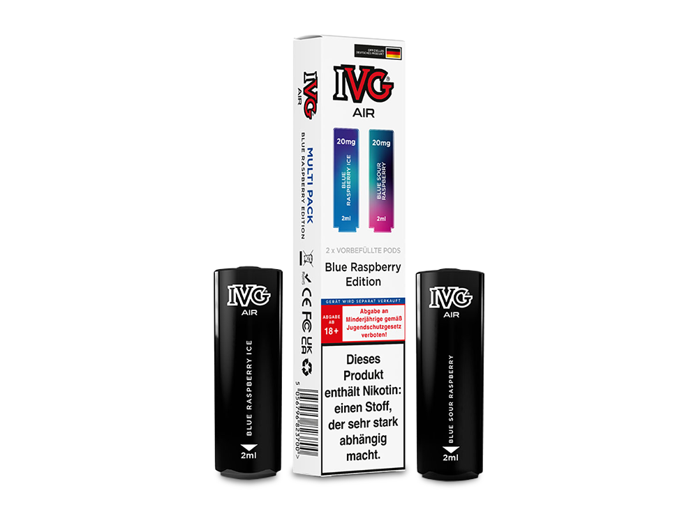 IVG AIR Pod Multi Flavour Edition — Blue Raspberry / 20 mg/ml