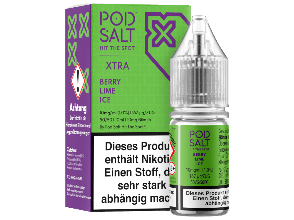 Pod Salt X Berry Lime Ice Nikotinsalz Liquid
