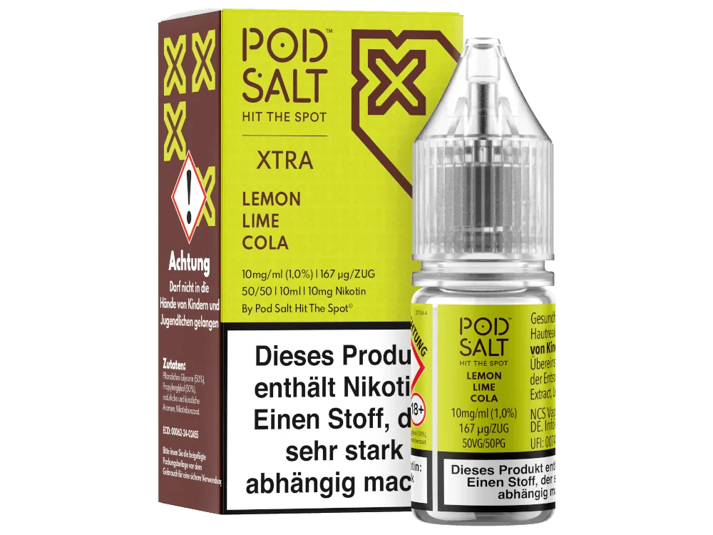Pod Salt X Lemon Lime Cola Nikotinsalz Liquid