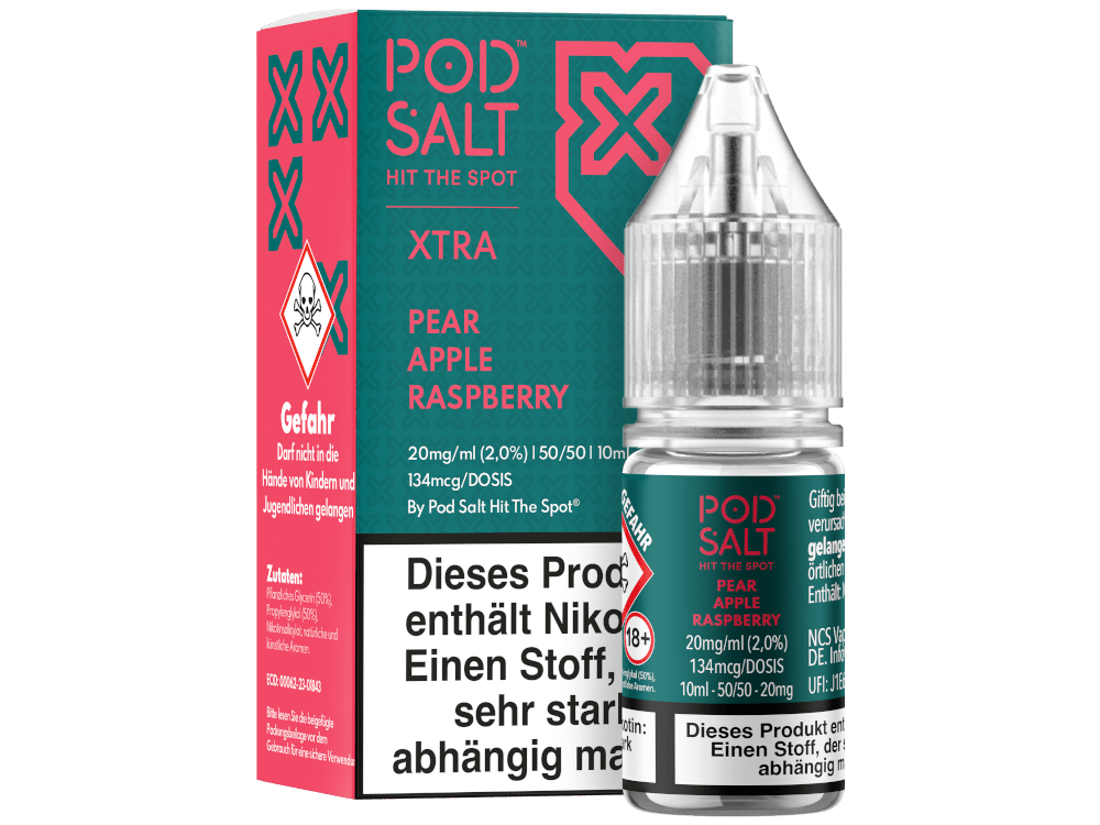 Pod Salt X Pear Apple Raspberry Nikotinsalz Liquid