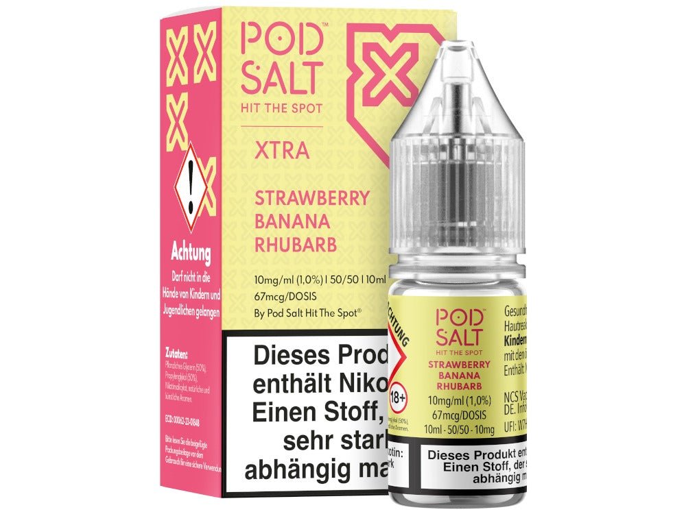 Pod Salt X Strawberry Banana Rhubarb Nikotinsalz Liquid