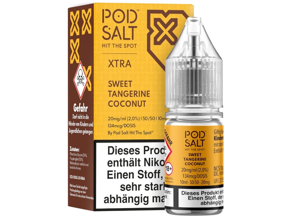 Pod Salt X Sweet Tangerine Coconut Nikotinsalz Liquid