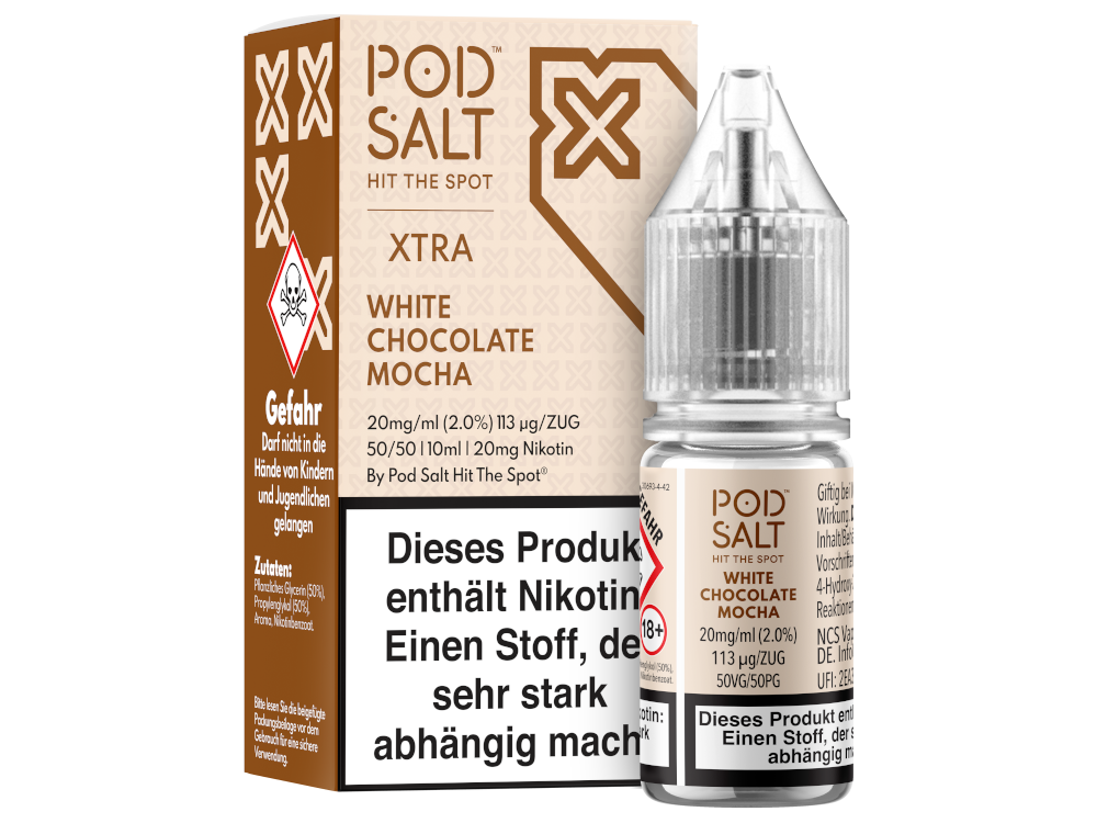 Pod Salt X White Chocolate Mocha Nikotinsalz Liquid