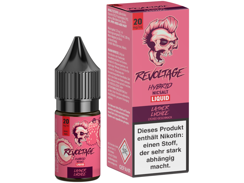 Revoltage Hybrid Nikotinsalz Liquid Laser Lychee