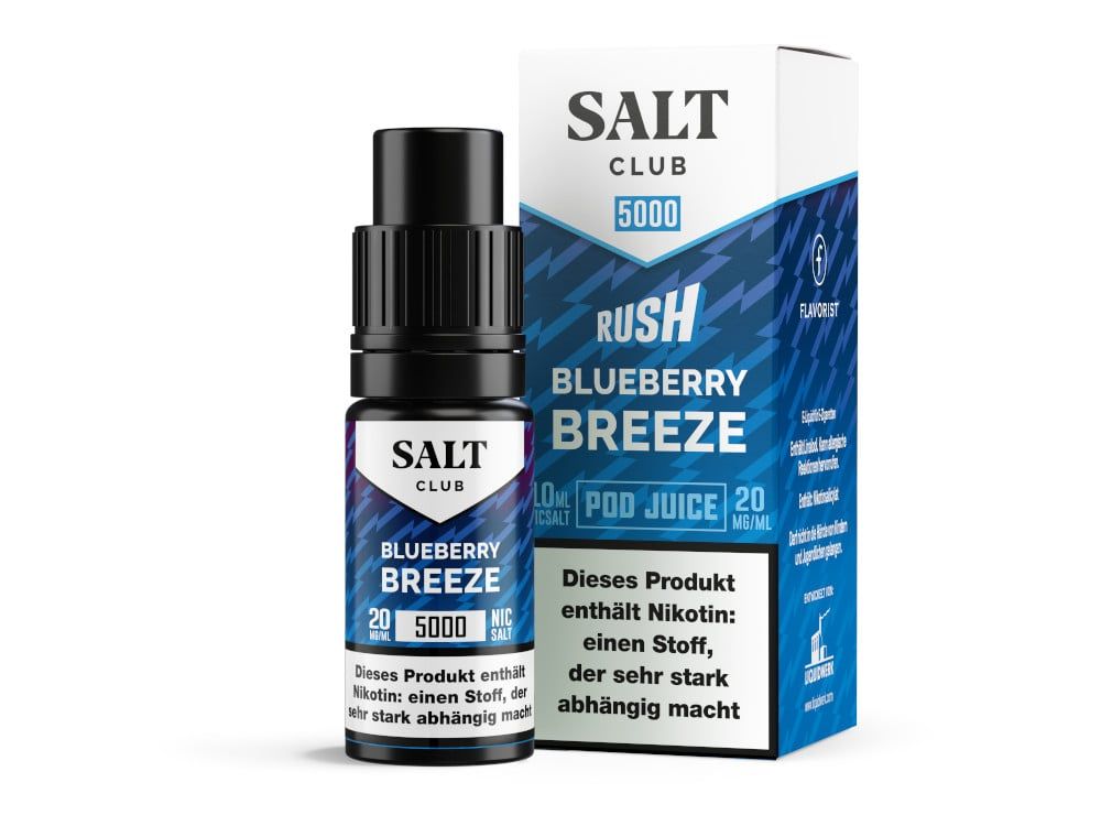 Salt Club 5000 Blueberry Breeze Nikotinsalz Liquid