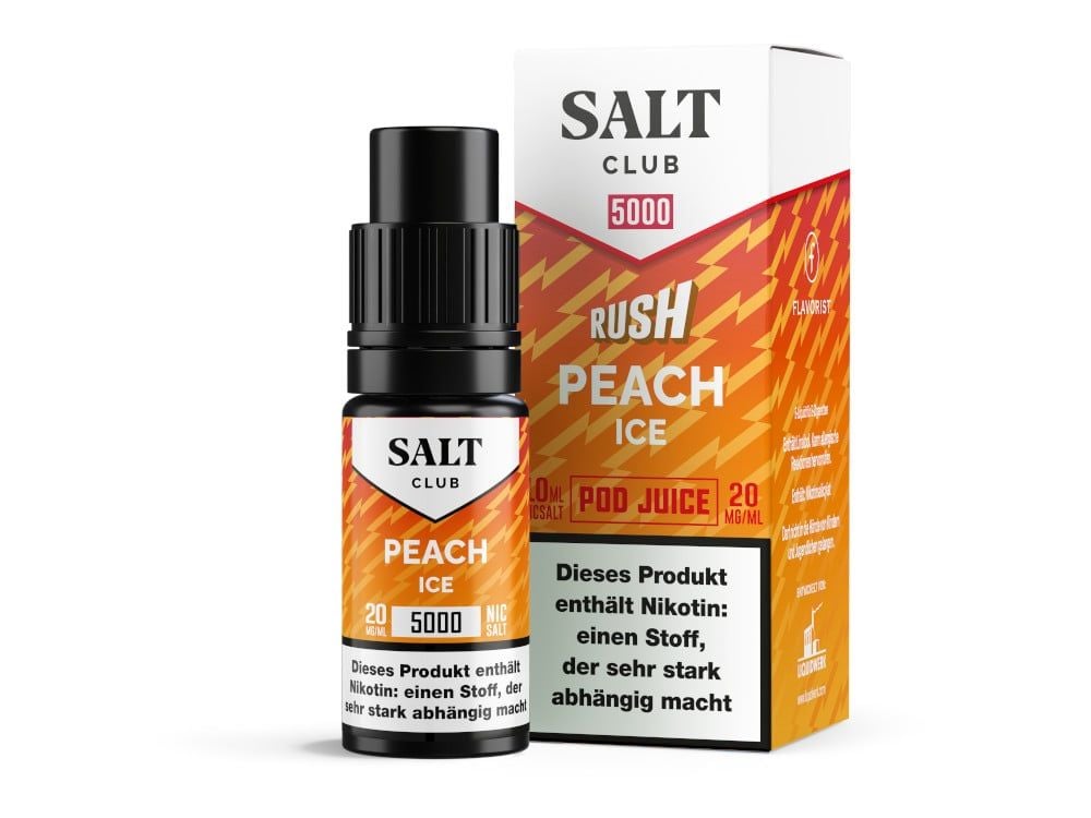 Salt Club 5000 Peach Ice Nikotinsalz Liquid