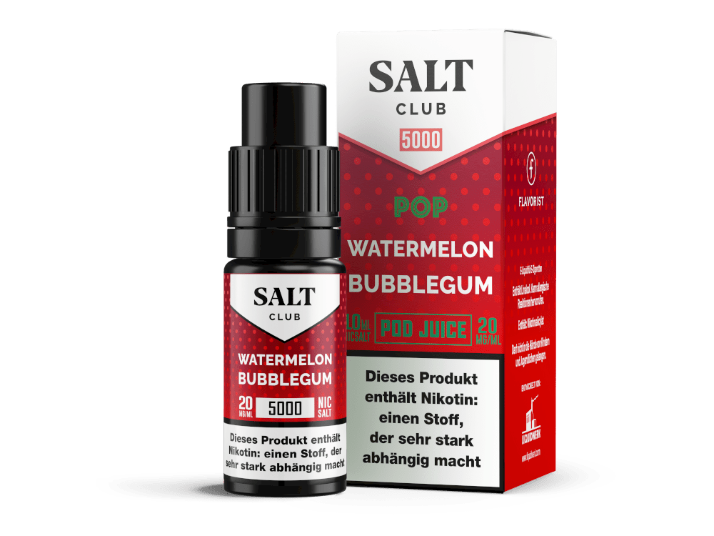Salt Club 5000 Watermelon Bubblegum Nikotinsalz Liquid