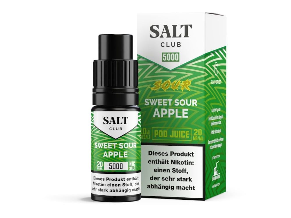 Salt Club 5000 Sweet Sour Apple Nikotinsalz Liquid