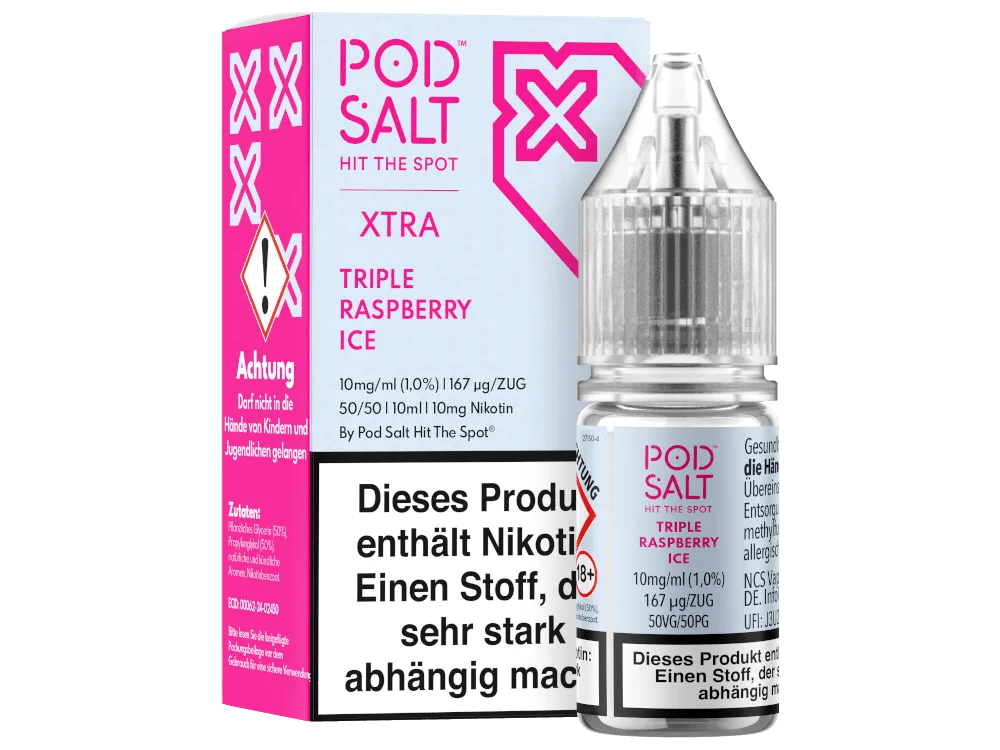 Pod Salt X Triple Raspberry Ice Nikotinsalz Liquid