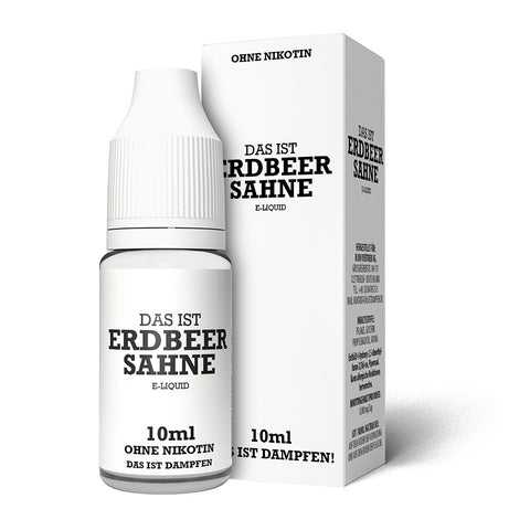 Das ist Dampfen Erdbeer Sahne Liquid