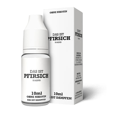 Das ist Dampfen Pfirsich Liquid