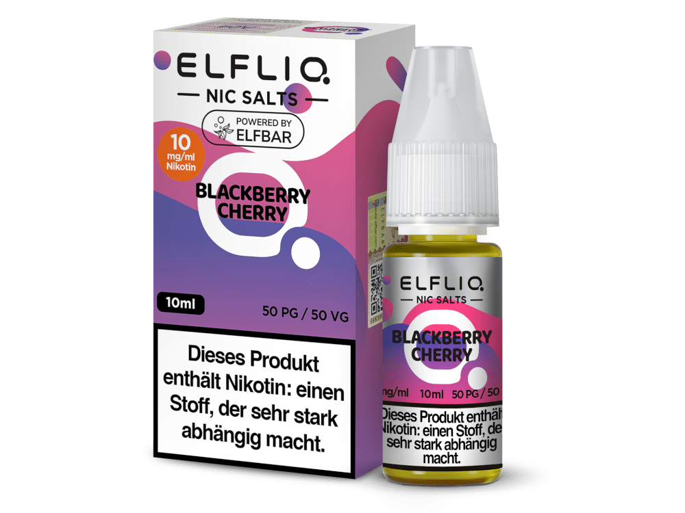 ELFLIQ - Blackberry Cherry - Nikotinsalz Liquid