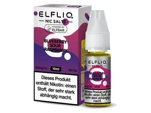 ELFLIQ - Blueberry Sour Raspberry - Nikotinsalz Liquid