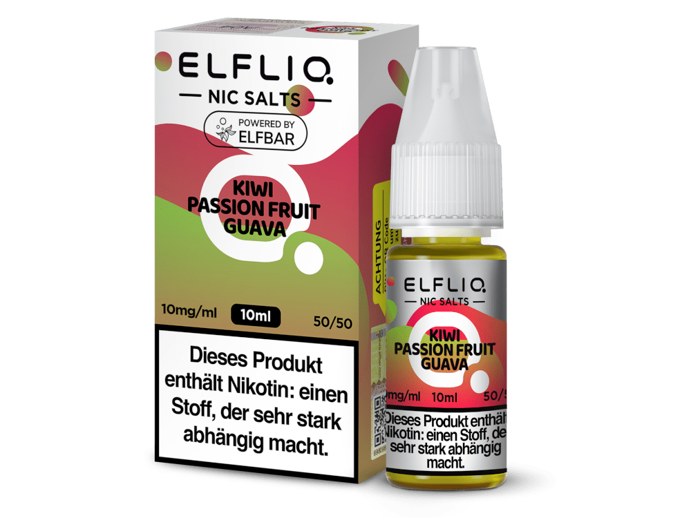 ELFLIQ - Kiwi Passion Fruit Guava - Nikotinsalz Liquid