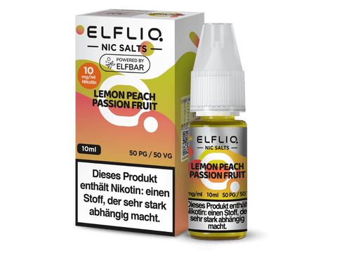 ELFLIQ Lemon Peach Passion Fruit Nikotinsalz Liquid