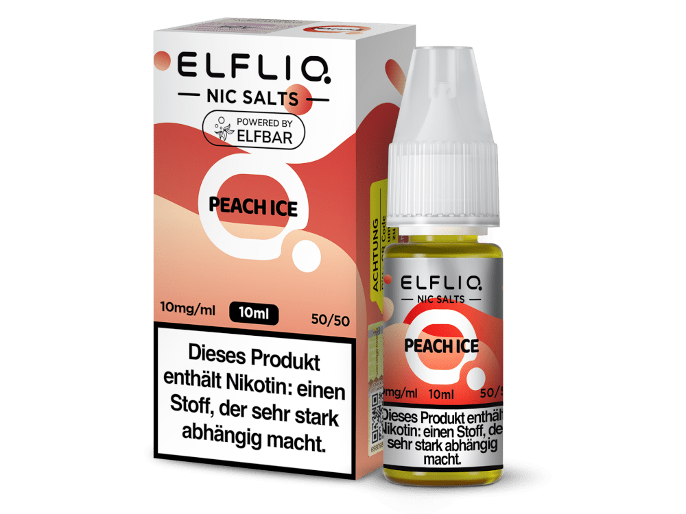ELFLIQ - Peach Ice - Nikotinsalz Liquid