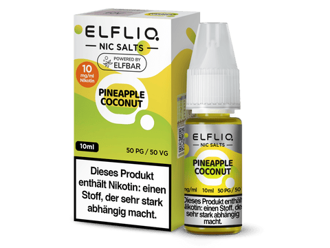 ELFLIQ - Pineapple Coconut - Nikotinsalz Liquid