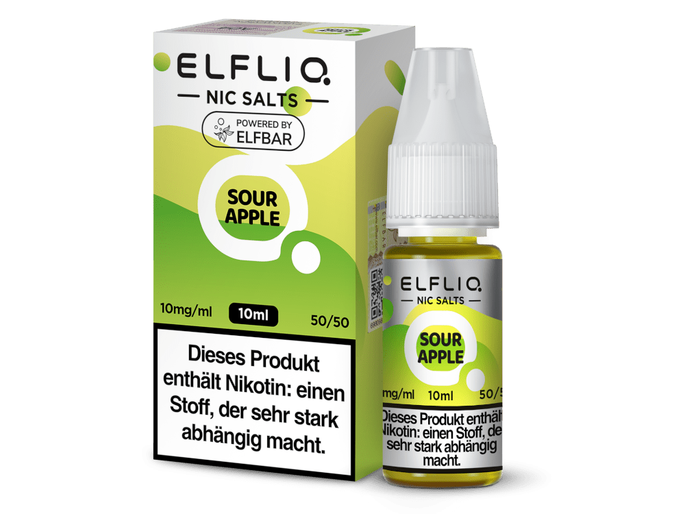ELFLIQ - Sour Apple - Nikotinsalz Liquid
