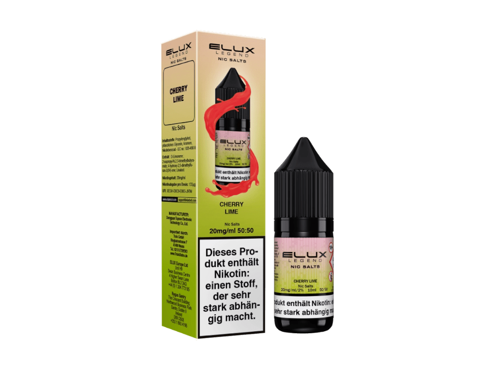 Elux Nikotinsalz Liquid Cherry Lime