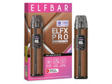 Elfbar Elfx Pro in braun — 1.200 mAh Akku, 45 W max. Leistung, 2 ml Pod-Tank
