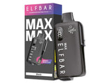 Elfbar Max in schwarz — 650 mAh Akku wechselbar, 1,5 ml Tank, USB-C Ladung