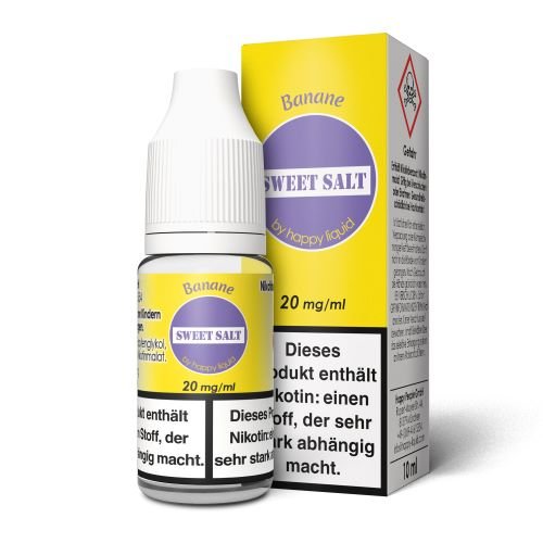 Happy Liquid Sweet Salt Banane Nikotinsalz Liquid