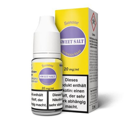 Happy Liquid Sweet Salt Banane Nikotinsalz Liquid