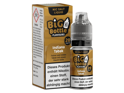 Big Bottle Indiana Tabak Nikotinsalz Liquid