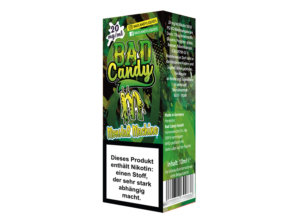 Bad Candy Monstar Machine Nikotinsalz Liquid