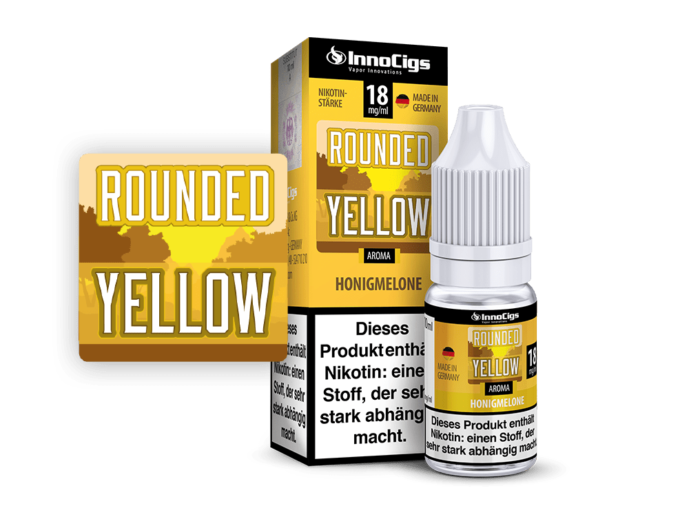 InnoCigs Rounded Yellow Honigmelonen Aroma Liquid