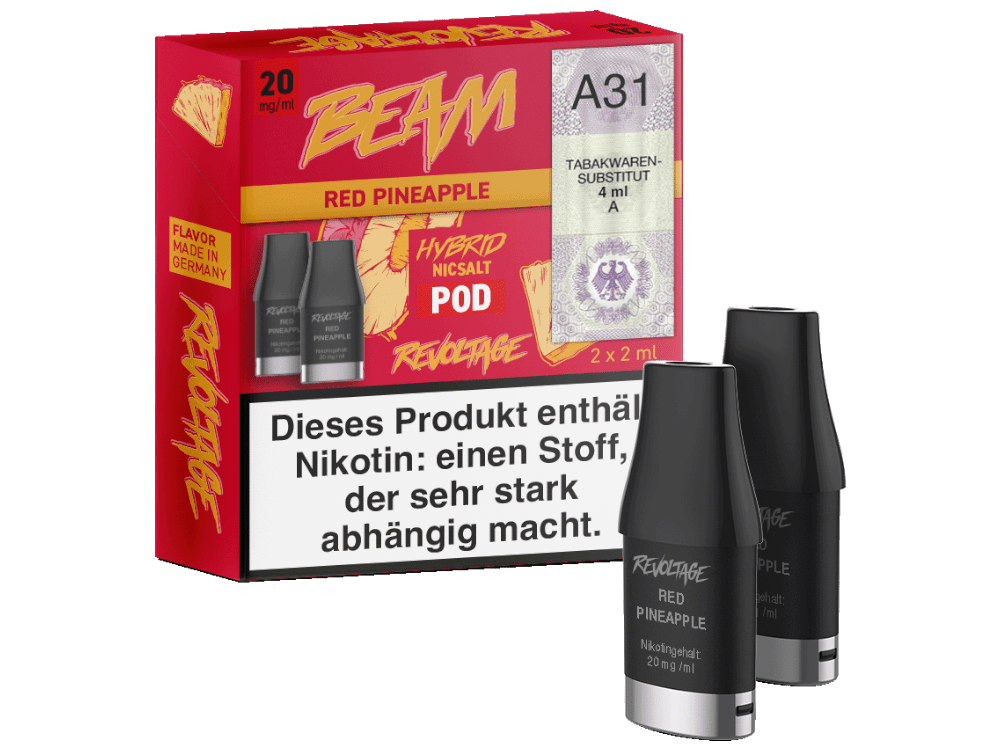 Revoltage Beam Prefilled Pods (20 mg/ml)