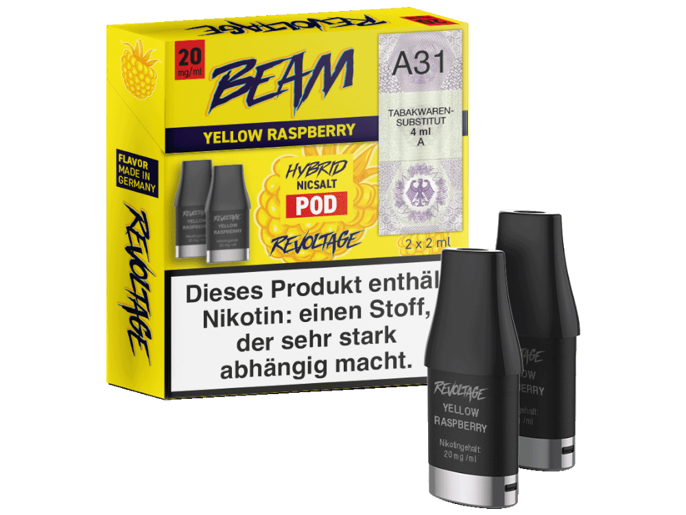 Revoltage Beam Prefilled Pods (20 mg/ml)