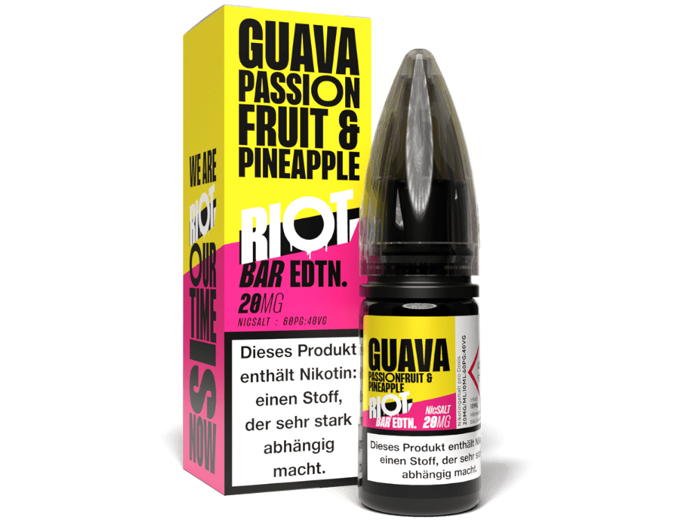 Riot Squad BAR EDTN Guava Passionfruit Pineapple Nikotinsalz Liquid