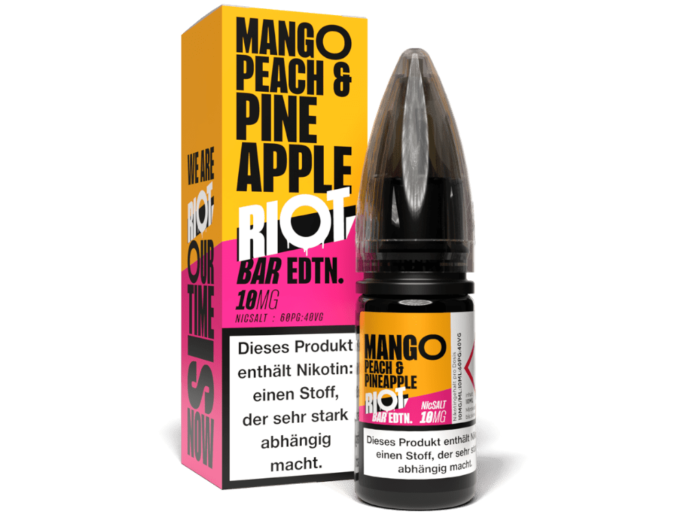 Riot Squad BAR EDTN Mango Peach Pineapple Nikotinsalz Liquid