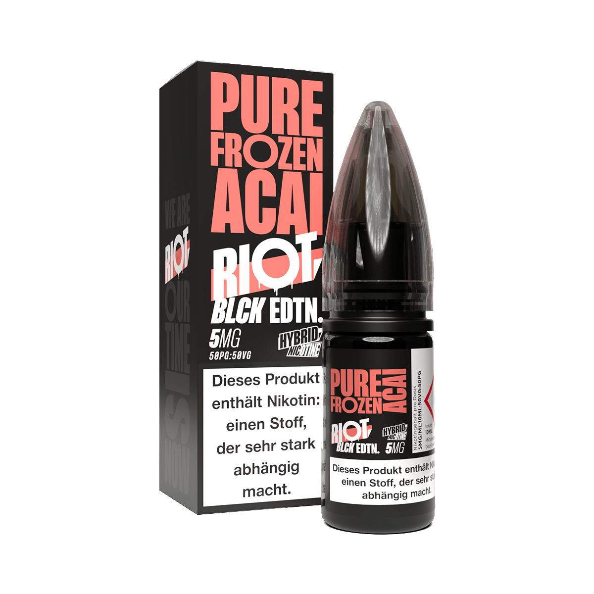 Riot Squad BLCK Edition Pure Frozen Acai Hybrid Nikotinsalz Liquid